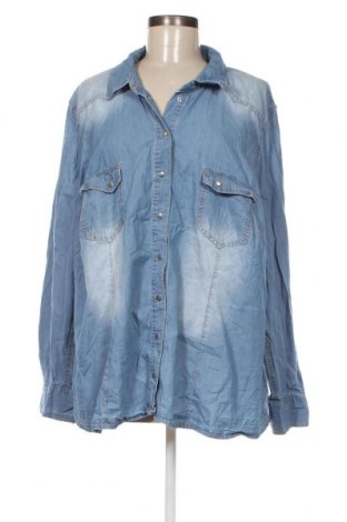 Γυναικείο πουκάμισο Maxi Blue, Μέγεθος XXL, Χρώμα Μπλέ, Τιμή 15,00 €