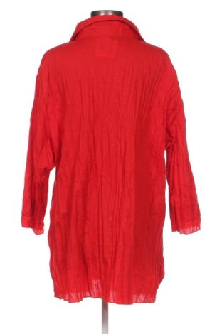 Γυναικείο πουκάμισο Meine Grosse, Μέγεθος 4XL, Χρώμα Κόκκινο, Τιμή 7,72 €