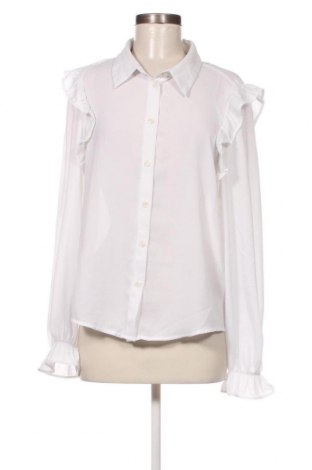 Дамска риза Monki, Размер L, Цвят Бял, Цена 18,00 лв.