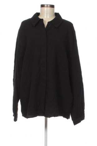 Γυναικείο πουκάμισο Object, Μέγεθος XXL, Χρώμα Μαύρο, Τιμή 13,73 €