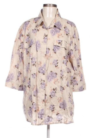 Γυναικείο πουκάμισο Okay, Μέγεθος 4XL, Χρώμα Πολύχρωμο, Τιμή 13,91 €