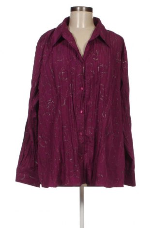 Γυναικείο πουκάμισο Okay, Μέγεθος XXL, Χρώμα Βιολετί, Τιμή 13,60 €