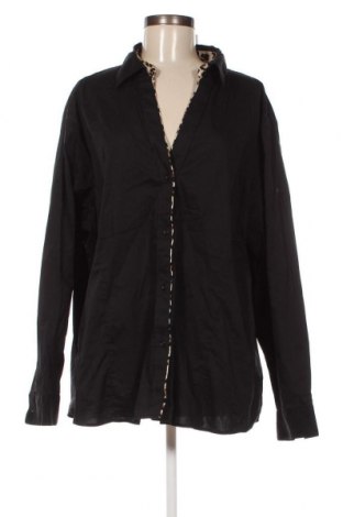 Γυναικείο πουκάμισο Open End, Μέγεθος XXL, Χρώμα Μαύρο, Τιμή 11,29 €