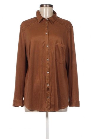 Γυναικείο πουκάμισο Paola, Μέγεθος XXL, Χρώμα Καφέ, Τιμή 12,68 €