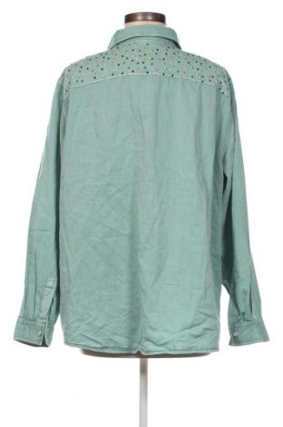 Γυναικείο πουκάμισο Paola, Μέγεθος 3XL, Χρώμα Πράσινο, Τιμή 15,46 €