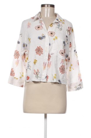 Γυναικείο πουκάμισο Pull&Bear, Μέγεθος M, Χρώμα Λευκό, Τιμή 6,14 €