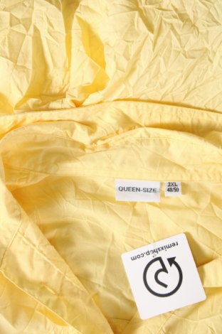 Дамска риза Queen-Size, Размер XXL, Цвят Жълт, Цена 25,00 лв.