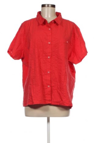 Γυναικείο πουκάμισο Regatta, Μέγεθος 3XL, Χρώμα Κόκκινο, Τιμή 10,69 €