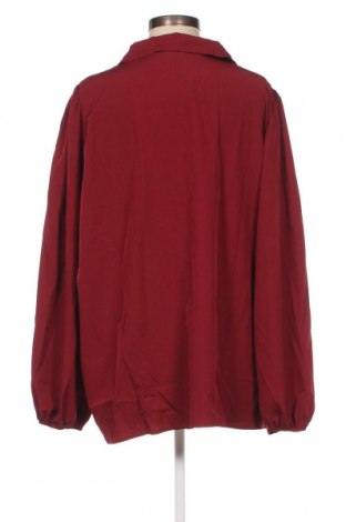 Дамска риза SHEIN, Размер 4XL, Цвят Червен, Цена 6,50 лв.