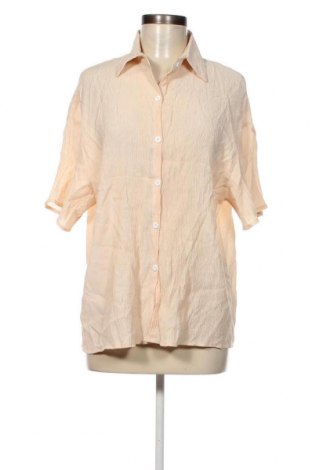 Γυναικείο πουκάμισο SHEIN, Μέγεθος L, Χρώμα  Μπέζ, Τιμή 2,94 €
