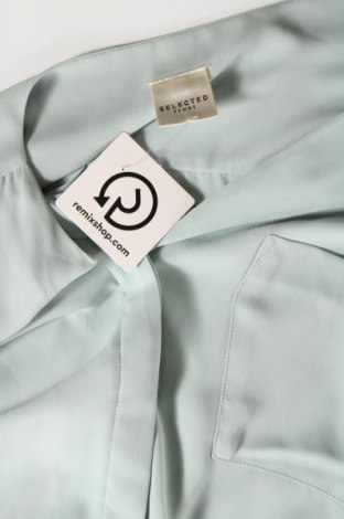 Γυναικείο πουκάμισο Selected Femme, Μέγεθος M, Χρώμα Πράσινο, Τιμή 8,70 €