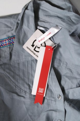 Γυναικείο πουκάμισο Sheego, Μέγεθος 4XL, Χρώμα Μπλέ, Τιμή 20,04 €