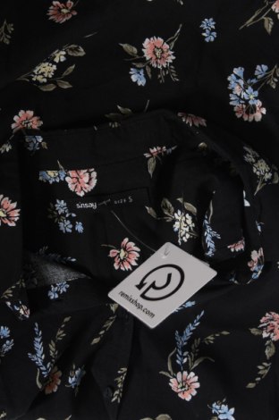Γυναικείο πουκάμισο Sinsay, Μέγεθος S, Χρώμα Μαύρο, Τιμή 5,21 €