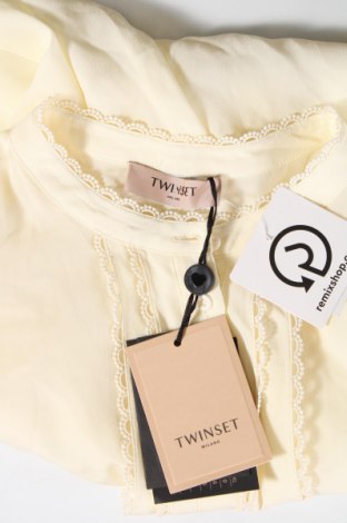 Γυναικείο πουκάμισο TWINSET, Μέγεθος XL, Χρώμα Κίτρινο, Τιμή 133,51 €