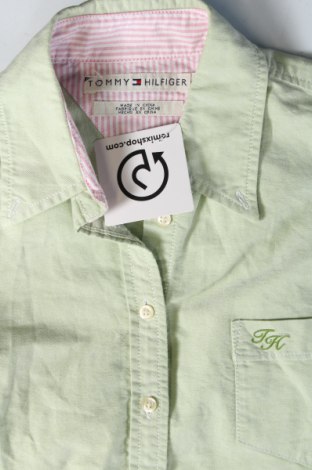 Γυναικείο πουκάμισο Tommy Hilfiger, Μέγεθος XS, Χρώμα Πράσινο, Τιμή 33,40 €