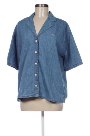 Γυναικείο πουκάμισο Tommy Jeans, Μέγεθος S, Χρώμα Μπλέ, Τιμή 85,98 €