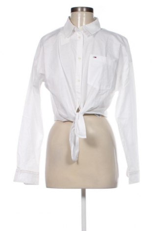 Γυναικείο πουκάμισο Tommy Jeans, Μέγεθος M, Χρώμα Λευκό, Τιμή 51,79 €