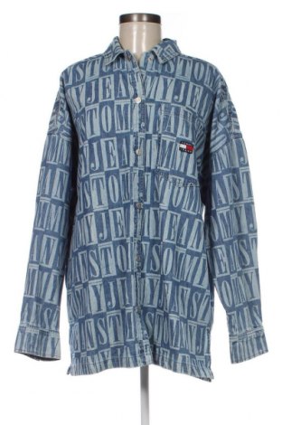 Дамска риза Tommy Jeans, Размер M, Цвят Син, Цена 182,00 лв.