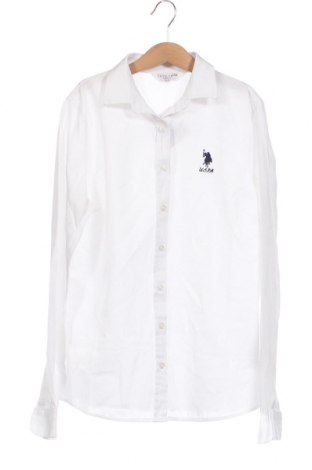 Дамска риза U.S. Polo Assn., Размер XS, Цвят Бял, Цена 39,20 лв.