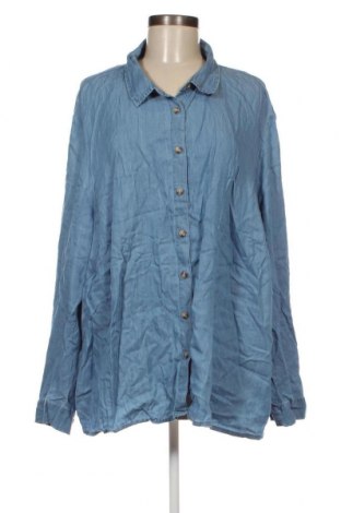 Γυναικείο πουκάμισο Up 2 Fashion, Μέγεθος 3XL, Χρώμα Μπλέ, Τιμή 15,00 €