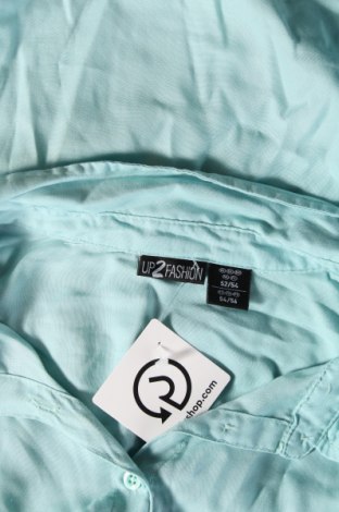 Γυναικείο πουκάμισο Up 2 Fashion, Μέγεθος 3XL, Χρώμα Μπλέ, Τιμή 15,46 €