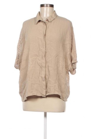 Γυναικείο πουκάμισο VILA, Μέγεθος M, Χρώμα  Μπέζ, Τιμή 3,25 €