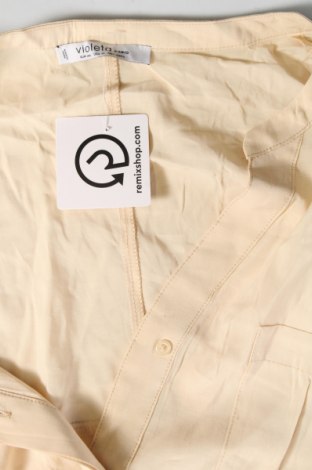 Дамска риза Violeta by Mango, Размер 4XL, Цвят Бежов, Цена 19,00 лв.