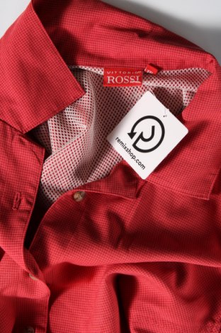 Γυναικείο πουκάμισο Vittorio Rossi, Μέγεθος XXL, Χρώμα Κόκκινο, Τιμή 15,46 €