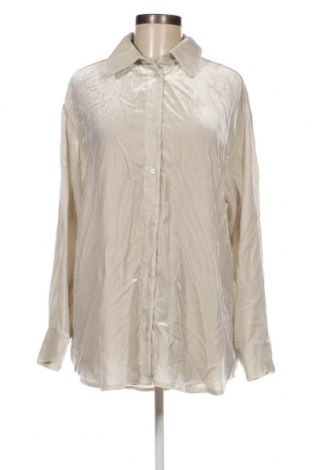 Γυναικείο πουκάμισο Weekday, Μέγεθος S, Χρώμα  Μπέζ, Τιμή 6,12 €