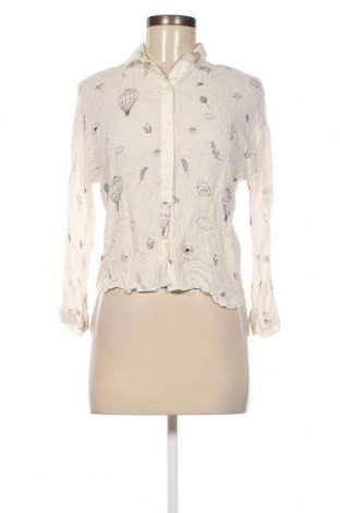 Дамска риза Zara Trafaluc, Размер M, Цвят Бял, Цена 20,00 лв.