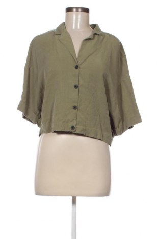Дамска риза Zara Trafaluc, Размер S, Цвят Зелен, Цена 5,87 лв.