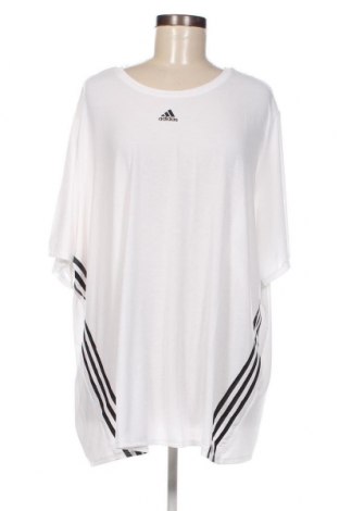 Γυναικείο t-shirt Adidas, Μέγεθος 3XL, Χρώμα Λευκό, Τιμή 29,00 €
