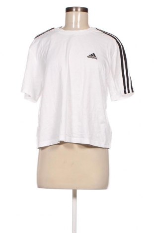 Γυναικείο t-shirt Adidas, Μέγεθος M, Χρώμα Λευκό, Τιμή 25,42 €