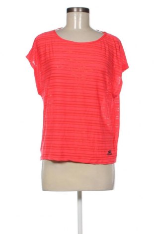 Γυναικείο t-shirt Adidas, Μέγεθος M, Χρώμα Κόκκινο, Τιμή 12,37 €