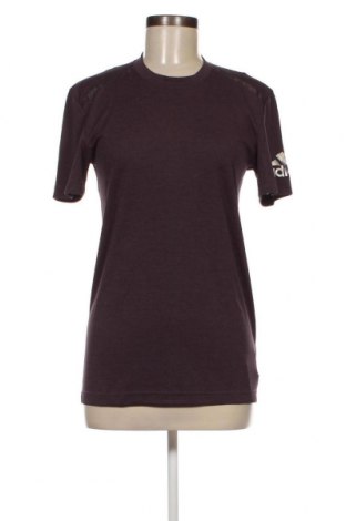 Γυναικείο t-shirt Adidas, Μέγεθος L, Χρώμα Βιολετί, Τιμή 12,37 €