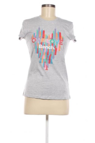 Γυναικείο t-shirt Bench, Μέγεθος M, Χρώμα Γκρί, Τιμή 10,21 €