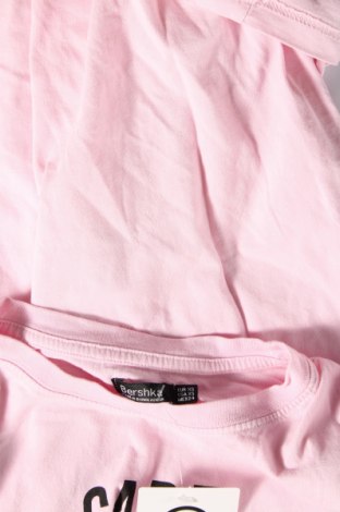 Дамска тениска Bershka, Размер XS, Цвят Розов, Цена 10,14 лв.