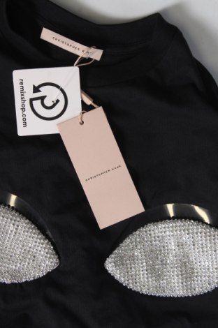 Дамска тениска Christopher Kane, Размер S, Цвят Черен, Цена 599,20 лв.