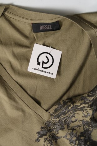 Γυναικείο t-shirt Diesel, Μέγεθος L, Χρώμα Πράσινο, Τιμή 28,04 €