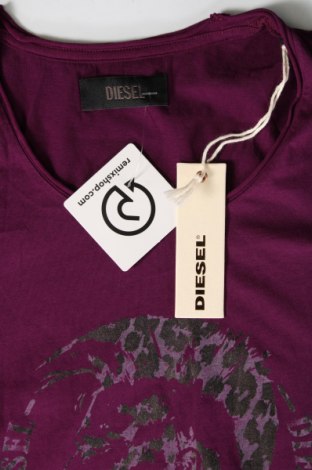 Дамска тениска Diesel, Размер XXS, Цвят Лилав, Цена 53,04 лв.