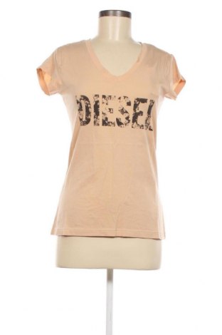 Γυναικείο t-shirt Diesel, Μέγεθος S, Χρώμα  Μπέζ, Τιμή 33,65 €