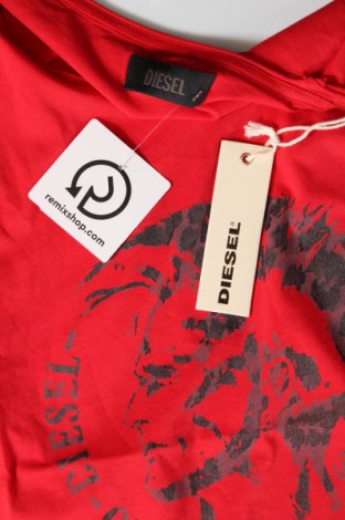 Γυναικείο t-shirt Diesel, Μέγεθος M, Χρώμα Κόκκινο, Τιμή 45,57 €