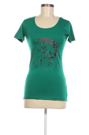 Γυναικείο t-shirt Diesel, Μέγεθος S, Χρώμα Πράσινο, Τιμή 37,85 €