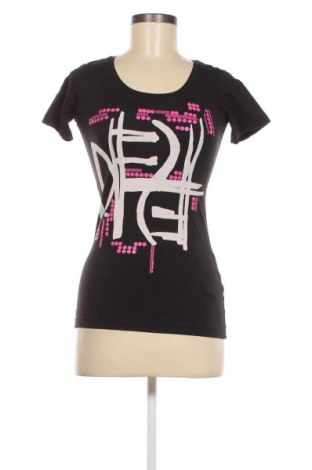 Γυναικείο t-shirt Diesel, Μέγεθος XXS, Χρώμα Μαύρο, Τιμή 28,74 €
