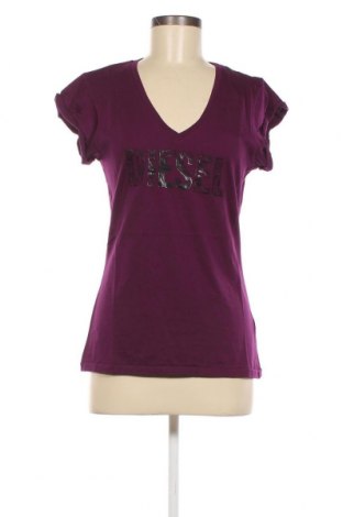 Γυναικείο t-shirt Diesel, Μέγεθος S, Χρώμα Βιολετί, Τιμή 44,86 €