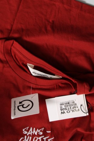 Дамска тениска Eleven Paris, Размер XS, Цвят Червен, Цена 19,04 лв.