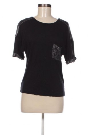 Γυναικείο t-shirt Ella Sweet, Μέγεθος XS, Χρώμα Μαύρο, Τιμή 17,01 €