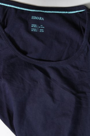 Дамска тениска Esmara, Размер XS, Цвят Син, Цена 6,24 лв.