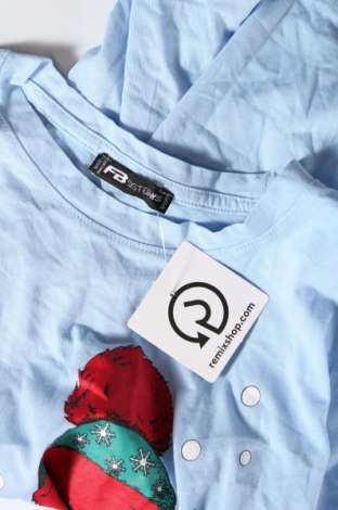 Γυναικείο t-shirt Fb Sister, Μέγεθος XS, Χρώμα Μπλέ, Τιμή 8,04 €