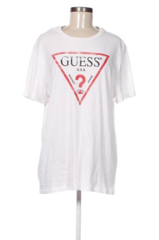 Γυναικείο t-shirt Guess, Μέγεθος XL, Χρώμα Λευκό, Τιμή 41,68 €